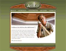 Tablet Screenshot of americanmillwork.com